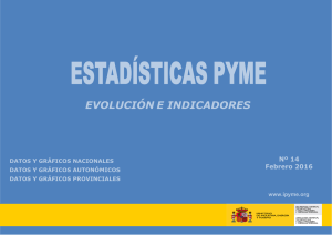 Estadísticas PYME. Evolución e indicadores. Datos a 1 de enero de