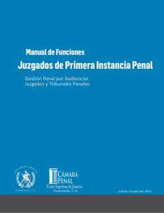 Juzgados de Primera Instancia Penal