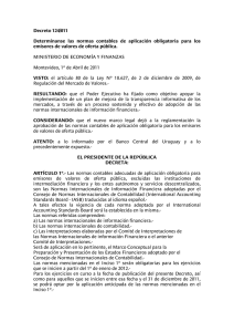 Decreto 124/011 - Banco Central del Uruguay