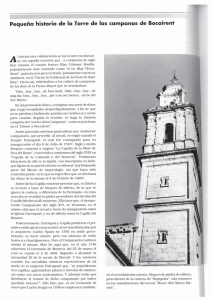 Pequeña historia de la Torre de las campanas de Bocairent