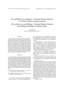 «Los patíbulos son andamios». Giovanni Battista Piranesi y la