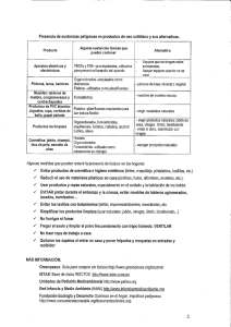 Presencia de sustancias peligrosas en productos de uso cotidiano y