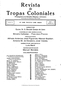 Revista Tropas Coloniales
