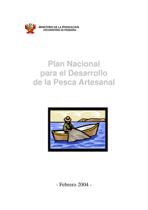 Plan Nacional para el Desarrollo de la Pesca Artesanal