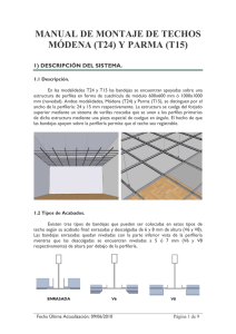 Manual de Montaje Techos Registrables Modena y Parma