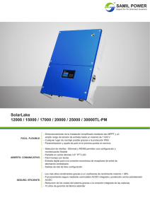 Dimensionamiento de la instalación simplificado