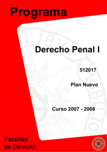 DERECHO PENAL \(CRIMINOLOGÍA\) I.