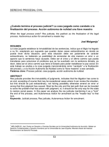 DERECHO PROCESAL CIVIL 53 &iquest;Cu&aacute;ndo termina el proceso