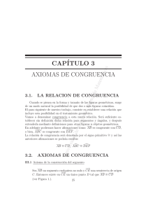 Axiomas de congruencia - Universidad de Antioquia