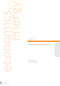 Gradual Green Tax Reforms