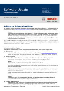 Software-Update - Bosch Mobility Solutions