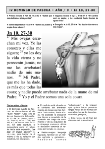 Jn 10, 27-30 - Acción Católica General