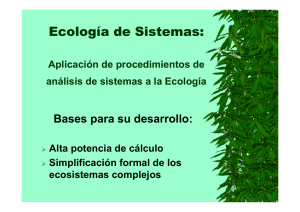 Ecología de Sistemas: