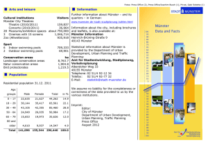 Münster - data and facts