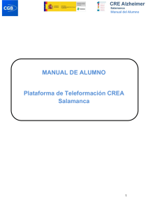 MANUAL DE ALUMNO Plataforma de Teleformación CREA