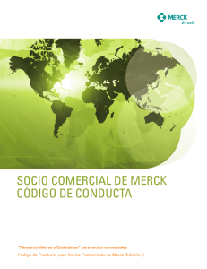 socio comercial de merck código de conducta