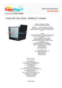 Cooler 360 Litros Ventus - Rodilleras Y Coderas