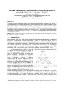 DEGREE: Un sistema para la realizaci&oacute;n y evaluaci&oacute;n de