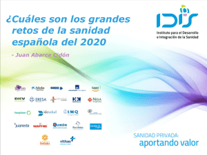 ¿Cuáles son los grandes retos de la sanidad española del 2020