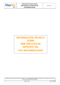 WS Depósito (Opcional) Fecha de Publicación