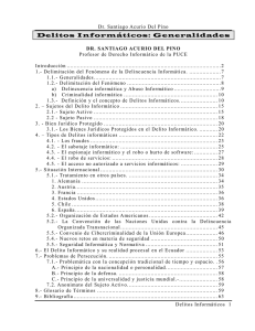 Delitos Inform&aacute;ticos: Generalidades