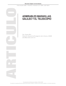 AdmirAbles mArAvillAs. GAlileo y el telescopio