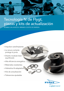 Tecnología N de Flygt, piezas y kits de actualización