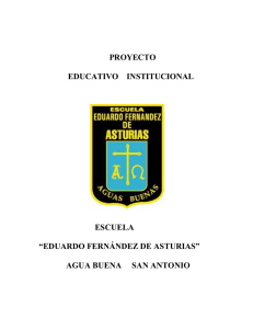 PROYECTO EDUCATIVO INSTITUCIONAL ESCUELA “EDUARDO
