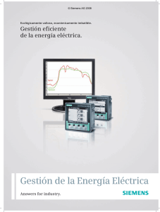 Gestión eficiente de la energía eléctrica