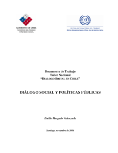 diálogo social y políticas públicas