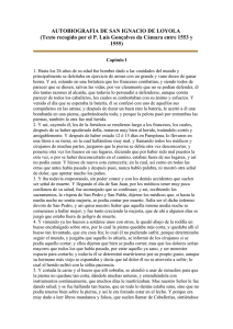 Texto recogido por el P. Luis Gonçalves da Cámara entre 1553 y 1555