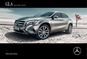 GLA Sport Utility Vehicle - Galería de catálogos Mercedes