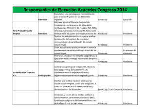 Responsables de Ejecución Acuerdos Congreso 2014