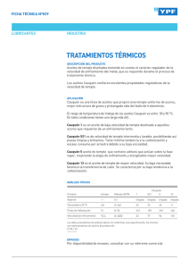 Tratamientos termicos