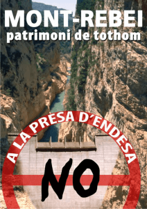 mont-rebei amenaçat de mort - Centre Excursionista de Lleida
