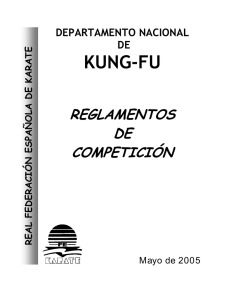 reglamento competicion kung fu - Federacion Madrileña de Karate