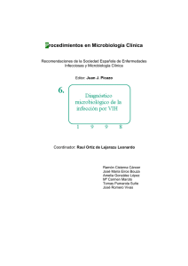 6. Diagnóstico microbiológico de la infección por VIH