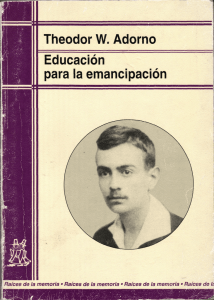 Educación para la emancipación - Seminario Taller Sociología de la