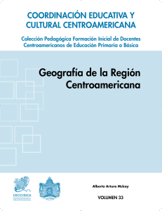 Geografía de la Región Centroamericana