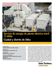Servicio de Energía de Planta Eléctrica Móvil