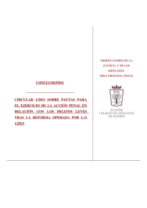 conclusiones circular 1-2015 - Ilustre Colegio de Abogados de Madrid