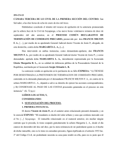 251-CS-12 CÁMARA TERCERA DE LO CIVIL DE LA PRIMERA