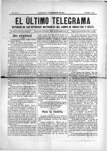 el último telegrama - Biblioteca Virtual de Andalucía