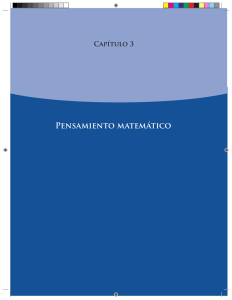 PENSAMIENtO MAtEMátIcO - Publicaciones del INEE