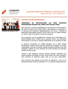 Laureate Network Products and Services