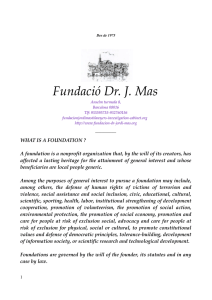 Fundació Dr. J. Mas