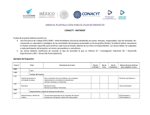 ANEXO B. PLANTILLA GUÍA PARA EL PLAN DE PROYECTO