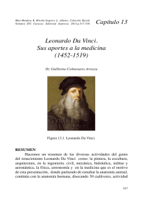 Leonardo Da Vinci. Sus aportes a la medicina (1452