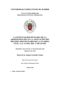universidad complutense de madrid la potestad disciplinaria de