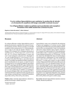 Uso de residuos lignocelulósicos para optimizar la producción de